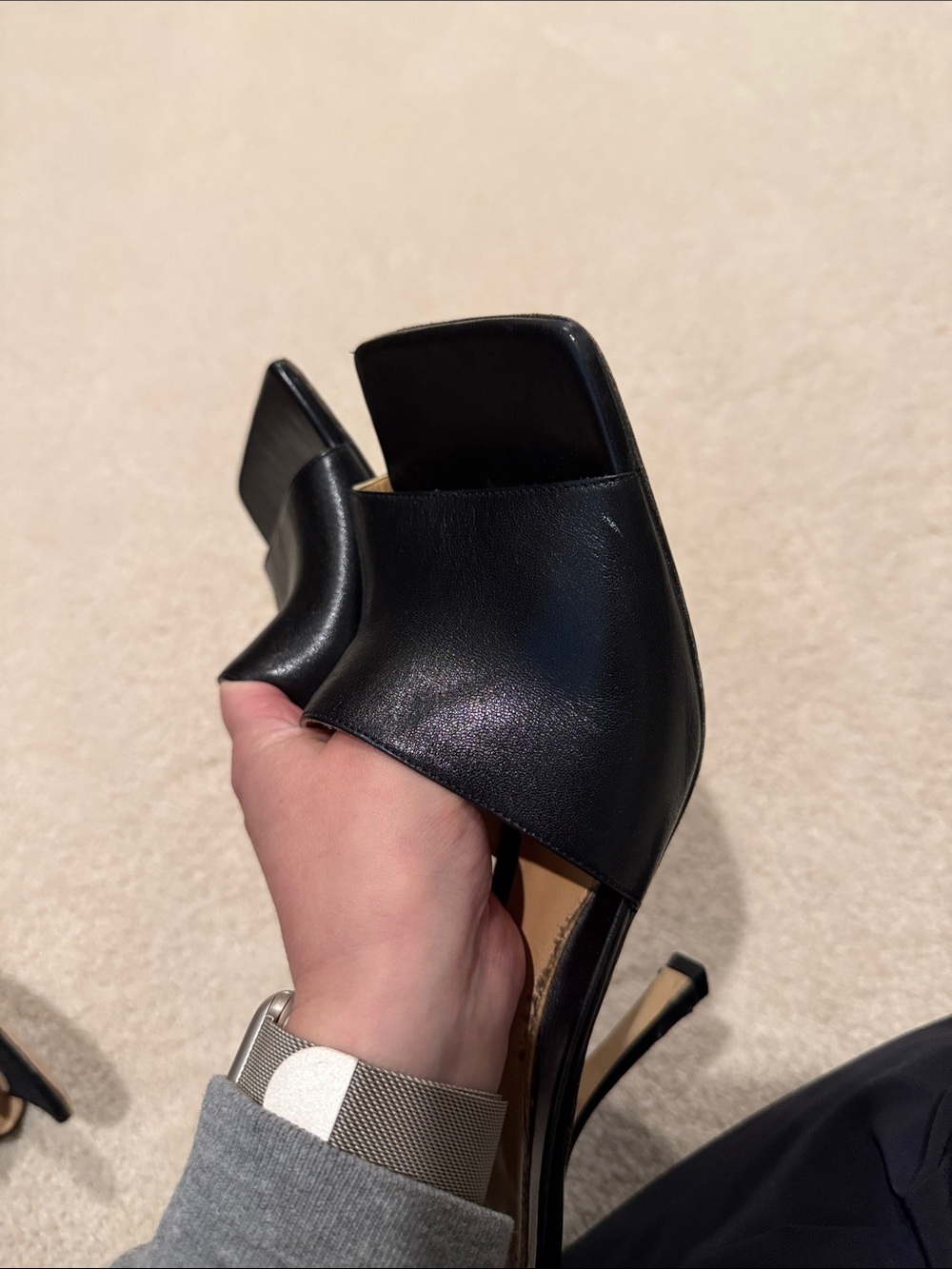 Bottega Veneta Stretch Mule Sandals - Picture 6 of 9